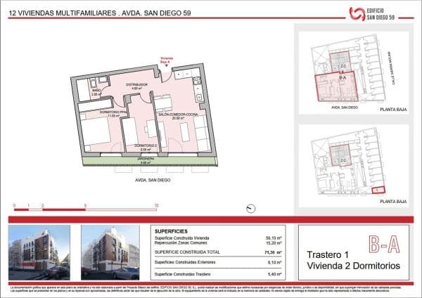 Sale of flat in Piso en Avenida San Diego, 59, San Diego, Madrid, Madrid
thumbnail 1