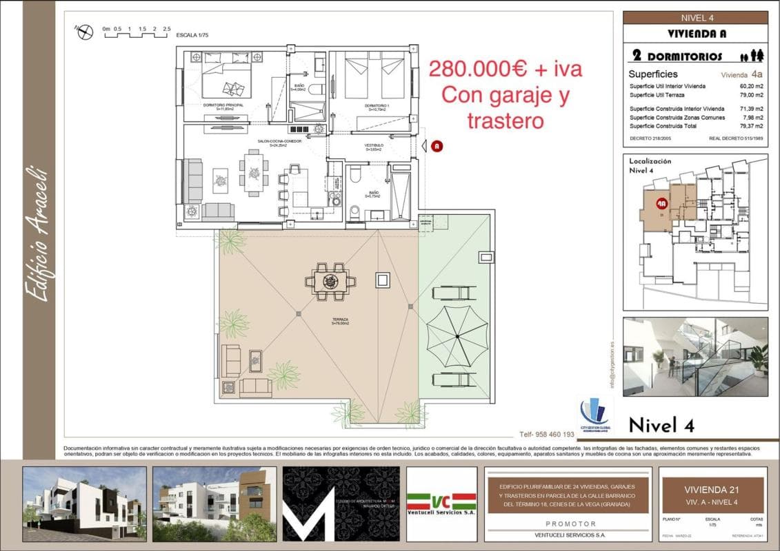 Venta de piso en Piso en Avenida Sierra Nevada, 1, Cenes de la Vega, Cenes de la Vega
photo 4