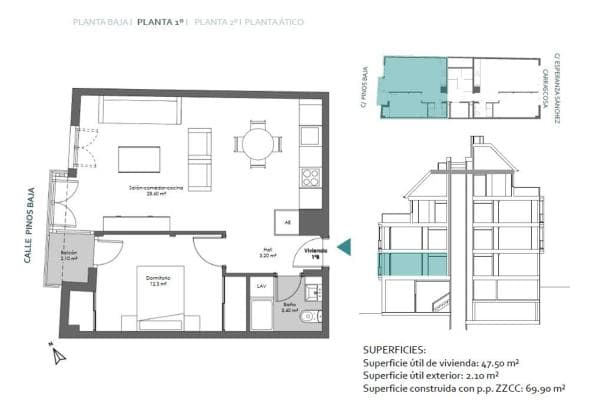 Venta de piso en Piso en Calle Esperanza Sanchez Carrascosa, 43, Valdeacederas, Madrid, Madrid
thumbnail 1