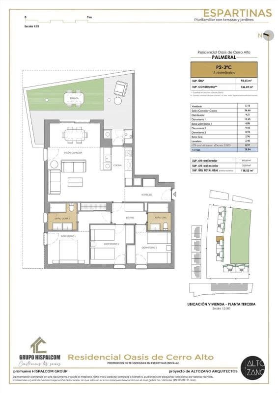 Продажа квартиры на Piso en Calle Tomás Campuzano, 4, Zona Colegio Europa, Espartinas, Эспартинес
photo 2
