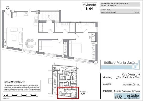Venta de piso en Piso en Calle Cólogan, 16, Distrito Martiánez, Puerto de la Cruz, Puerto de la Cruz
thumbnail 1