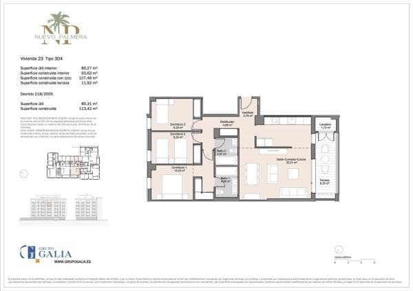 Venta de piso en Piso en Calle Guadalmellato, 4, Bami - Pineda, Sevilla, Sevilla
photo 1