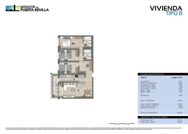 Sale of flat in Piso en Calle Marcelino Camacho, 5, Camas, Camas
thumbnail 1