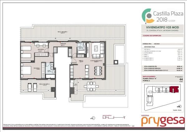 Penthouse for sale at Ático en Poligono Cantizal s/n, El Cantizal, Las Rozas de Madrid, Las Rozas de Madrid photo 1