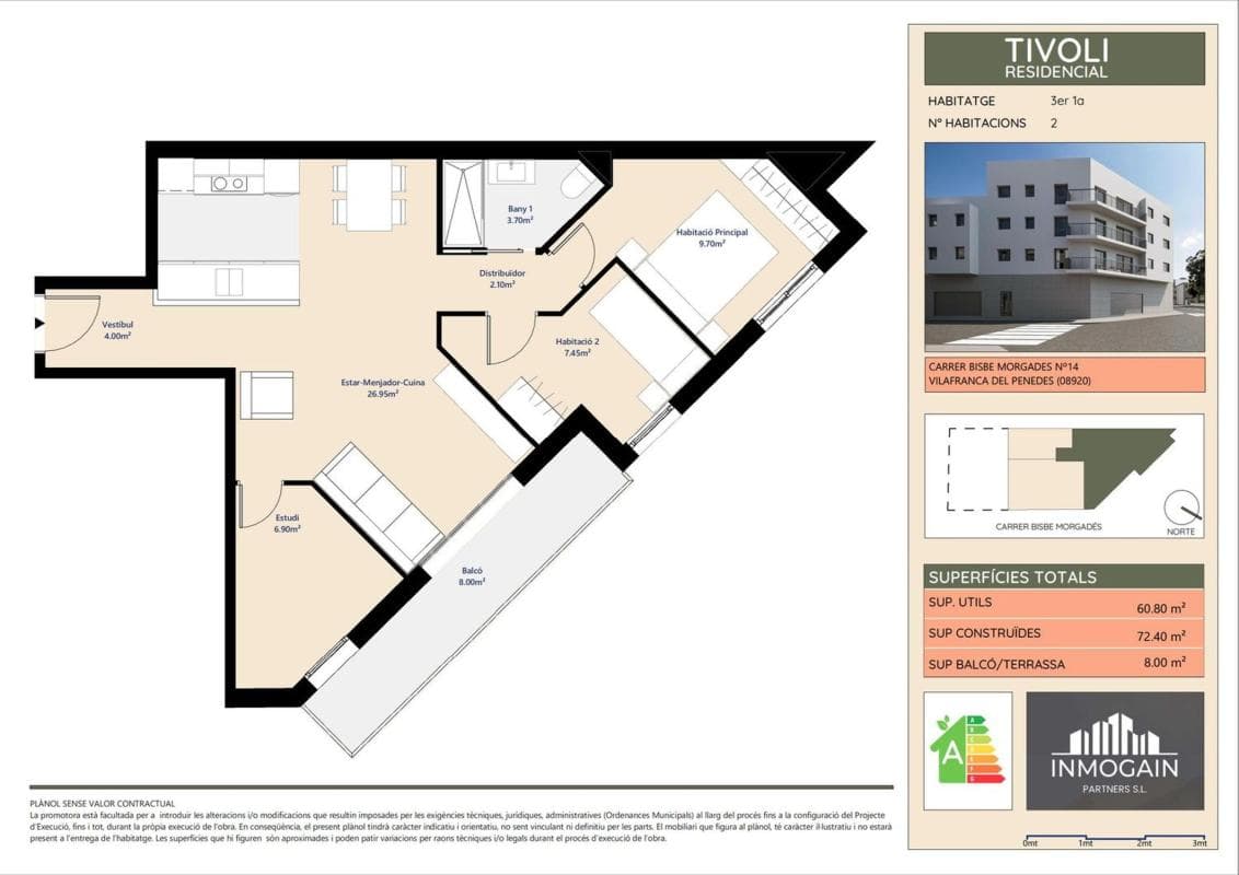 Продажа квартиры на Piso en Calle Bisbe Morgades, 16, Poble Nou, Vilafranca del Penedès, Вилафранка дель Пенедес
photo 2