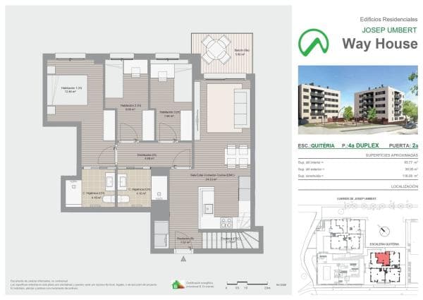 Duplex en venta en Dúplex en Calle de Josep Umbert I Ventura, 108, Font Verda, Granollers, Granollers photo 1