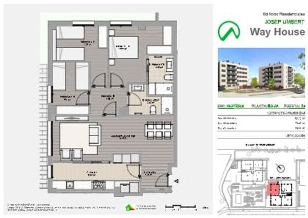 Venta de piso en Piso en Calle de Josep Umbert I Ventura, 108, Font Verda, Granollers, Granollers
thumbnail 1