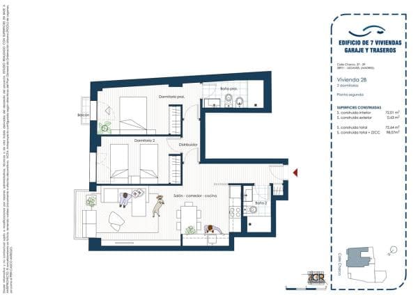 Sale of flat in Piso en Calle El Charco, 37, Casco Antiguo, Leganés, Leganés
thumbnail 2