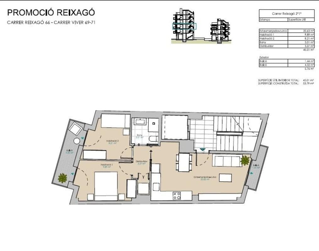 Venta de piso en Piso en Calle Reixagó, 66, Can Sant Joan, Montcada i Reixac, Montcada i Reixac
photo 2