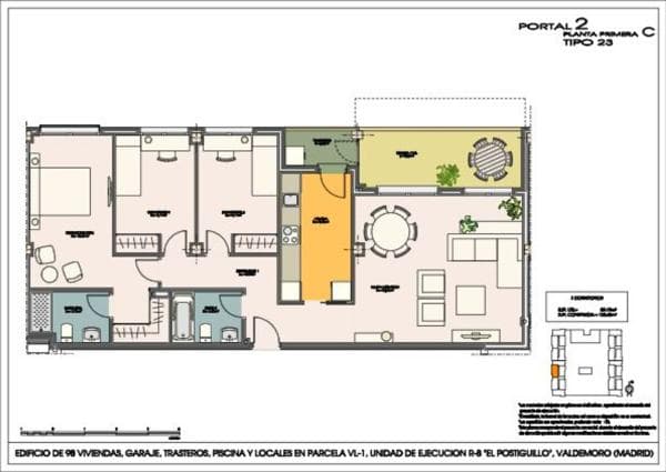 Sale of flat in Piso en Calle Mencía Calderón s/n, Hospital, Valdemoro, Valdemoro
photo 1