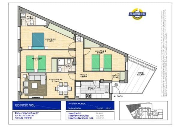 Sale of flat in Piso en Calle Don Andrés Martínez, 27, Centro, Aranjuez, Aranjuez
thumbnail 2