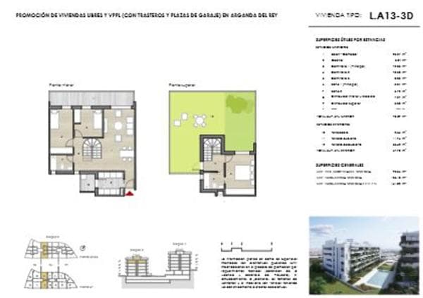 Penthouse for sale at Ático en Calle Salustiano Martínez, 8, Perlita, Arganda, Arganda photo 1