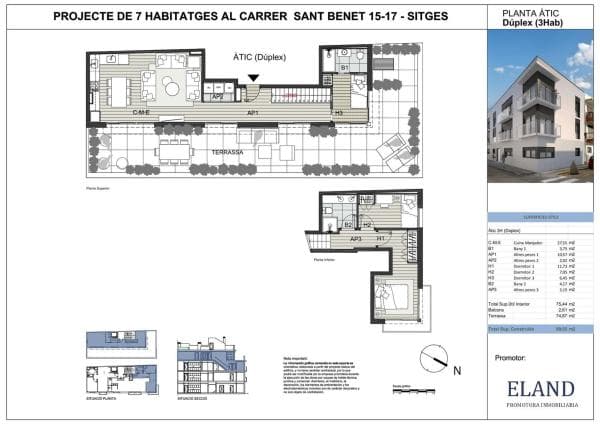 Duplex for sale on Dúplex en Cervantes, 14, Centre, Sitges, Sitges photo 1
