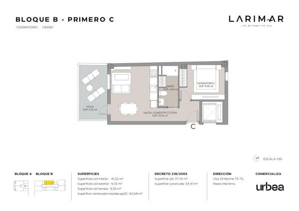 Продажа квартиры на Piso en Paseo Marítimo el Morche, 15, El Morche, Torrox, Торрокс
photo 1