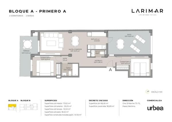 Продажа квартиры на Piso en Paseo Marítimo el Morche, 15, El Morche, Torrox, Торрокс
photo 1