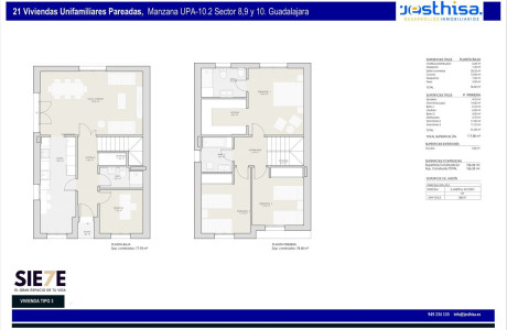 Chalet pareado en venta en calle Peñalen, 1