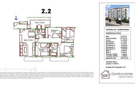 Piso en venta en avenida Cid Campeador, 2