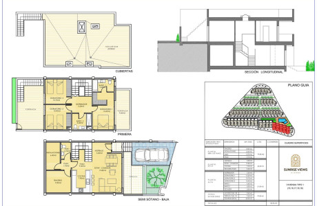 Chalet adosado en venta en calle e Sector Ubz-6, 13