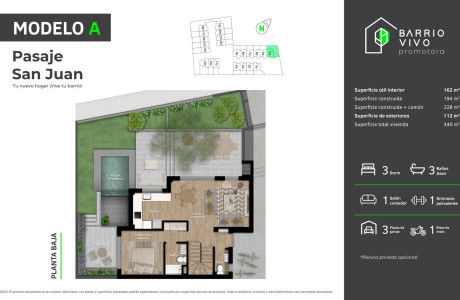 Chalet adosado en venta en avenida Elda , 30