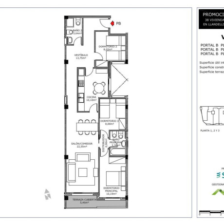 Piso en venta en calle dels Llandells, 16