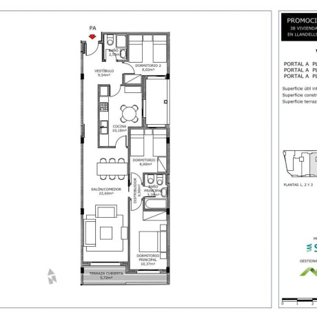 Piso en venta en calle dels Llandells, 16