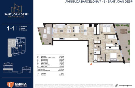 Piso en venta en avenida Barcelona 7, 9