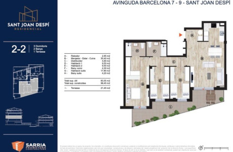 Piso en venta en avenida Barcelona 7, 9