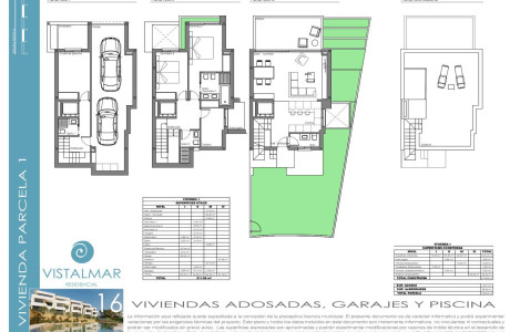 Chalet adosado en venta en calle Drago, 7