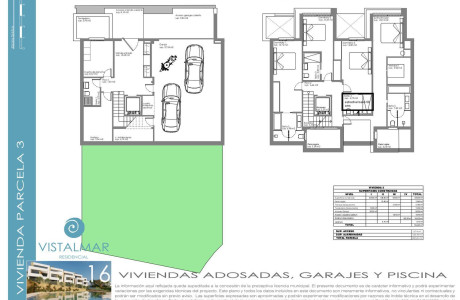 Chalet adosado en venta en calle Drago, 7