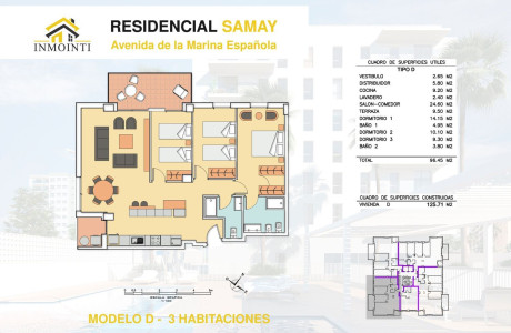 Piso en venta en avenida Marina Española, 59