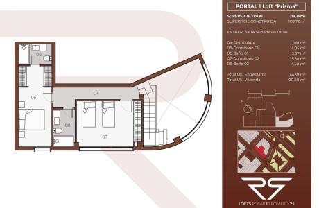 Dúplex en venta en calle Rosario Romero, 25