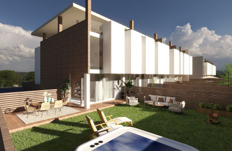 Chalet adosado en venta en avenida Cinquena, 11