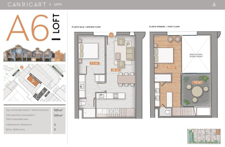 Dúplex en venta en calle Emilia Coranty, 33