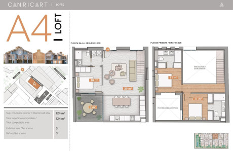 Dúplex en venta en calle Emilia Coranty, 33