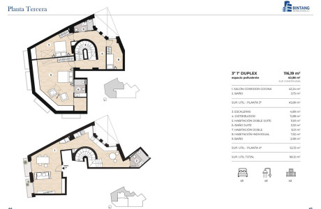 Dúplex en venta en calle Alfonso I , 34