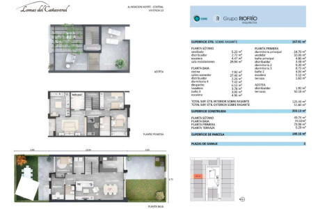 Chalet adosado en venta en calle Canarios s/n