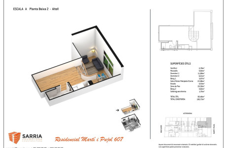 Dúplex en venta en calle Marti i Pujol , 607