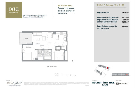 Piso en venta en calle Colón 2 y Campament Jaume i s/n