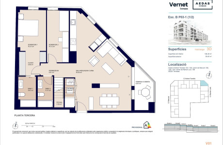 Dúplex en venta en calle Marconi, 126