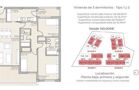 Piso en venta en avenida Mariano Hernandez s/n