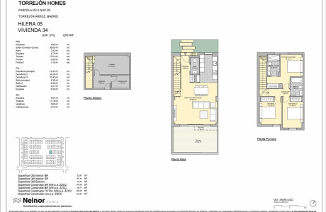 Chalet adosado en venta en calle Valle del Cabriel