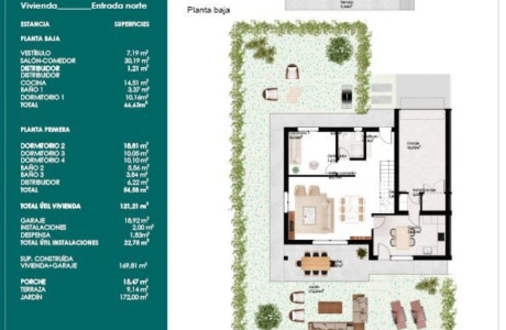 Chalet pareado en venta en Barrio Sector 102, 21