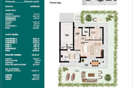 Chalet pareado en venta en Barrio Sector 102, 21