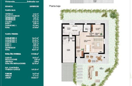 Chalet pareado en venta en Barrio Sector 102, 21