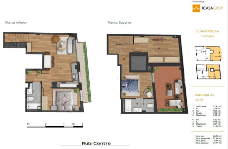 Dúplex en venta en calle Sant Cugat, 21