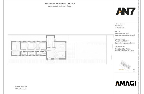 Casa o chalet independiente en venta en avenida Miguel Hernández , 45