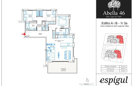 Piso en venta en calle abella, 46