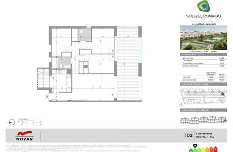 Piso en venta en Parcela 8 sector Nuevo Rompido Oeste s/n