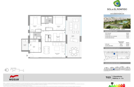 Piso en venta en Parcela 8 sector Nuevo Rompido Oeste s/n