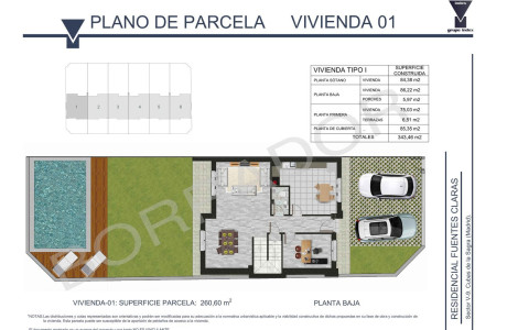 Chalet adosado en venta en calle Sector v9 s/n